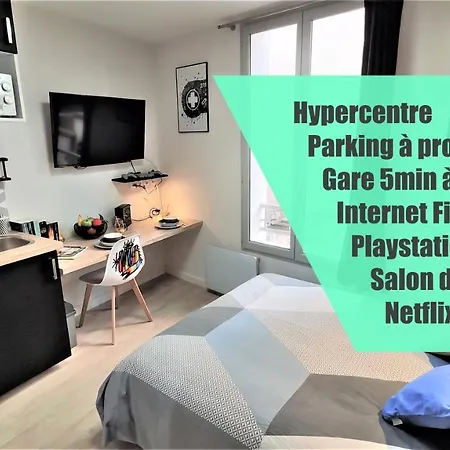 Apartment Home&work 101 - Hypercentre - Parking A Proximite *